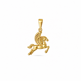 Unicorn Charm Pendant in 18K Gold