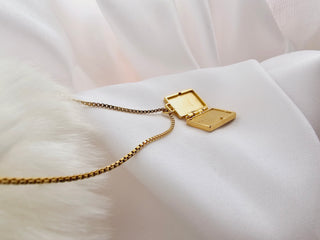 LUME La Luna Open Locket Necklace