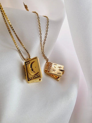 LUME La Luna Open Locket Necklace