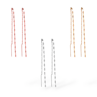 Disco Chain Threader Earrings