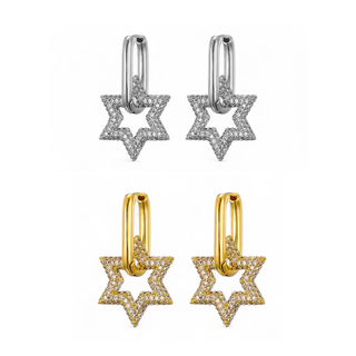 StarLight Detachable Charm Earrings