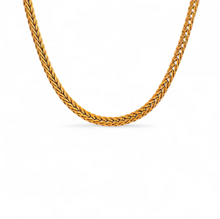 Herringbone flatweave Chain Necklace & Bracelet