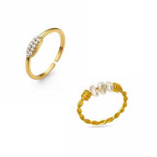 LUME Dainty Pearl Ring