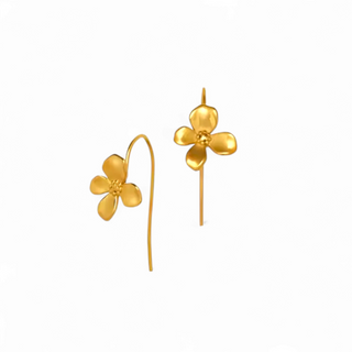 LUME Pansy Threader Earrings