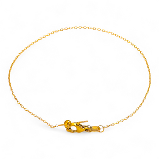 Adjustable Link Chain Slider Charm Bracelet