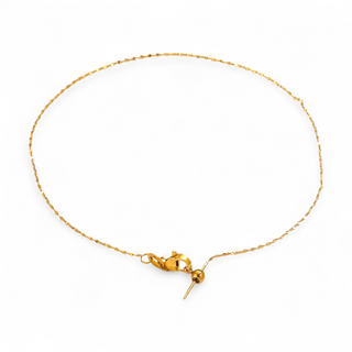 Adjustable Nugget Chain Slider Charm Bracelet