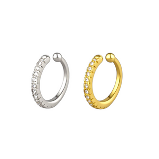 Slim Pave Ear cuffs