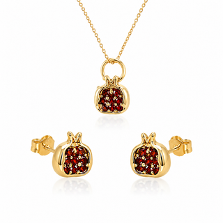 Pomegranate Charm Gift Set
