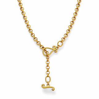 Vintage-Inspired Toggle Belcher Necklace