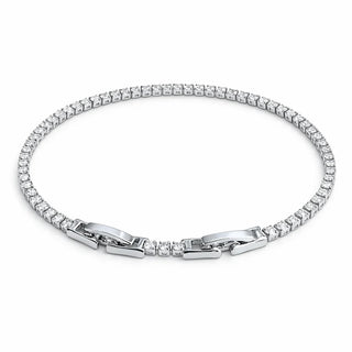Sterling Silver tennis bracelet — front view