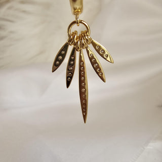 14K Gold sterling silver Hoop earrings,dangle drop cubic zirconia hoop earrings, Geometric hoop earrings