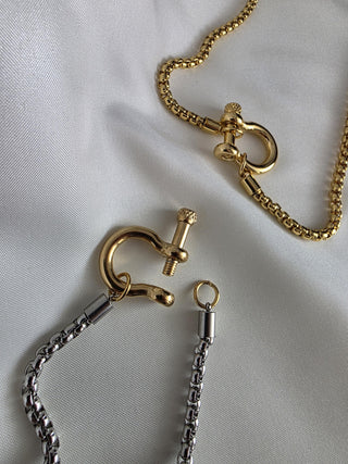 Cuban link Heart Charm choker pendant necklace Tarnishfree 18K Gold ,bold gold and silver neckace,solitaire heart thick chains necklace