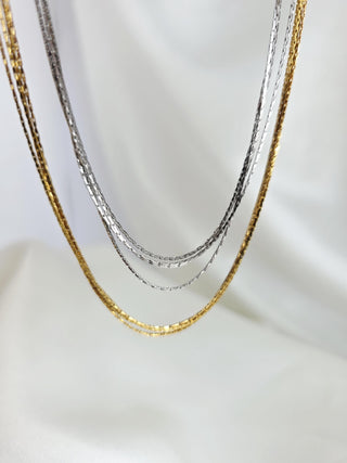 Tarnishfree Link Chain Necklace Tarnish free 18K Gold,Vintage watch strap style chain necklace, stacking necklace,statement jewellery