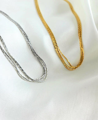 Tarnishfree Link Chain Necklace Tarnish free 18K Gold,Vintage watch strap style chain necklace, stacking necklace,statement jewellery