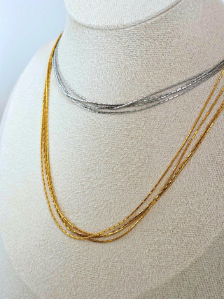 Tarnishfree Link Chain Necklace Tarnish free 18K Gold,Vintage watch strap style chain necklace, stacking necklace,statement jewellery