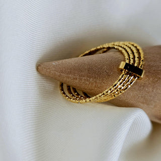 Multi band dainty gold ring 18k gold,waterproof gold ring jewellery,stacking rings hack,textured Slim Gold Ring Set, Everyday