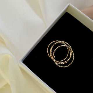 Multi band dainty gold ring 18k gold,waterproof gold ring jewellery,stacking rings hack,textured Slim Gold Ring Set, Everyday