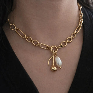 LUME Elongated Link Chain Necklace